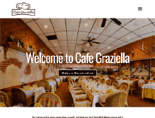 Tablet Screenshot of cafegraziella.com